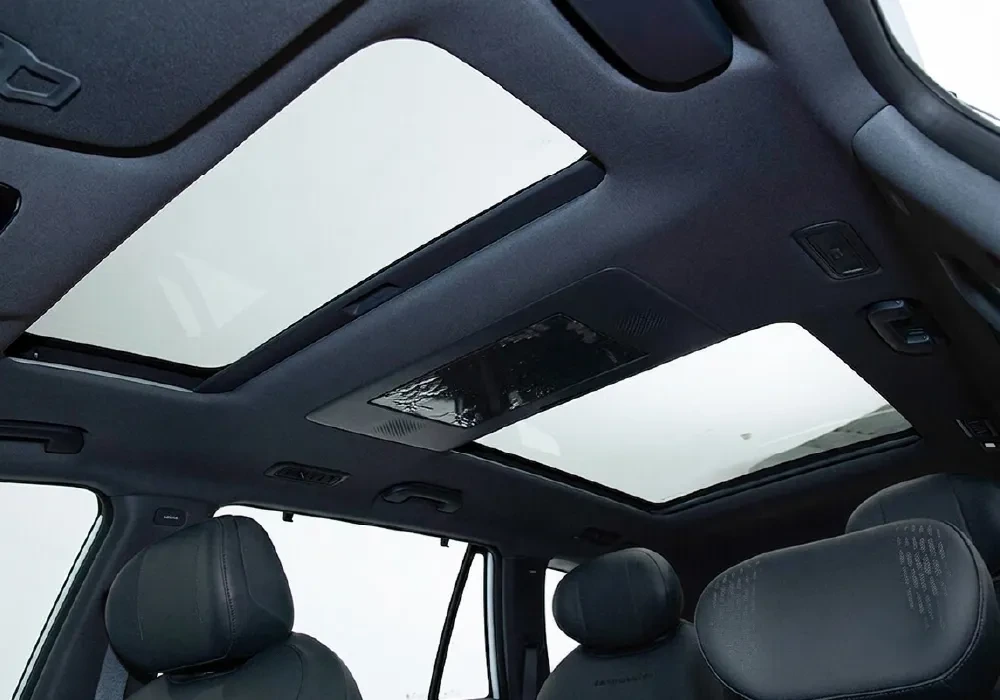 Techo panorámico y asientos del Dongfeng 008