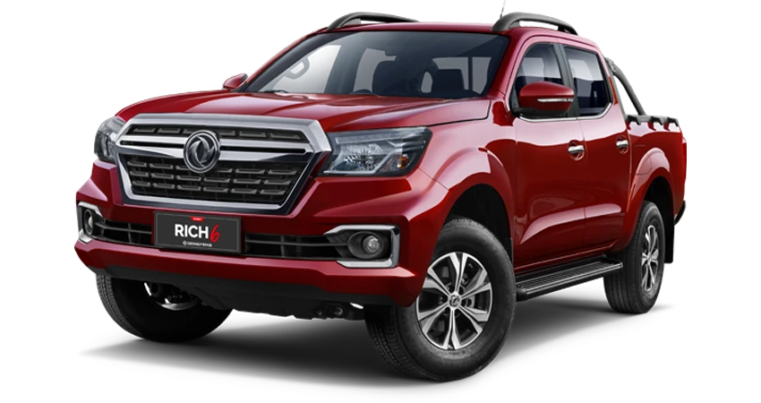 Dongfeng Rich 6 roja, imagen oficial de estudio de CIDEF Chile