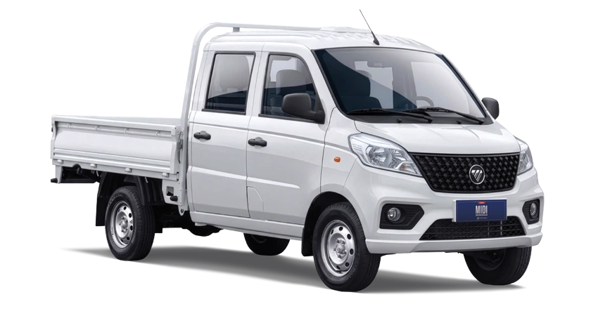 Foton MIDI Doble cabina, fotografía de esta carrocería publicada por CIDEF Chile